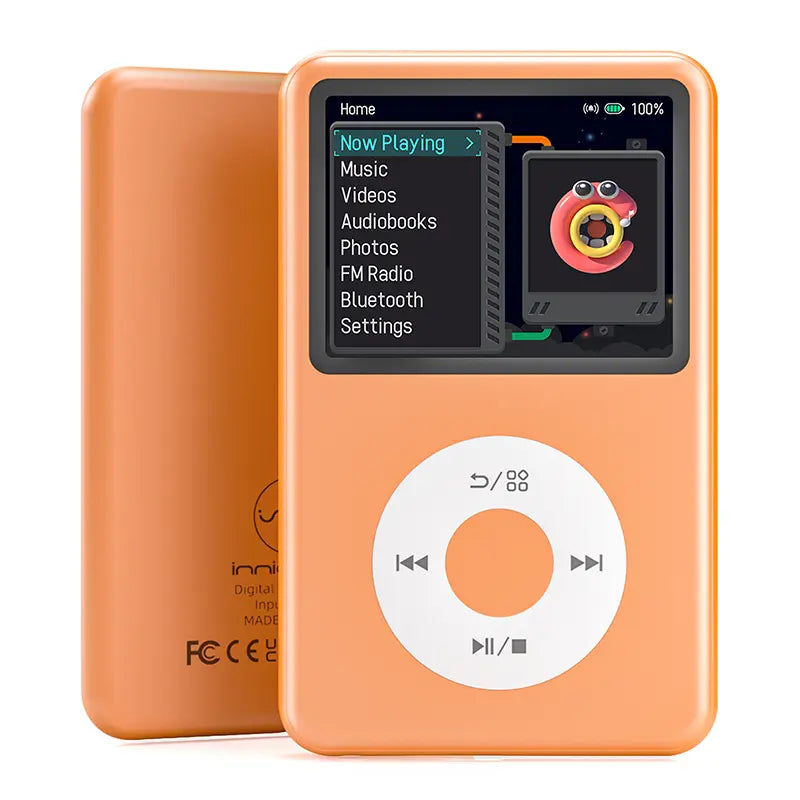 Innioasis Y1 Retro MP3 Player with Bluetooth, Back to the 2000S Digital Music & Video Player, 2.4" Display, Hifi Sound, Portable Music Player for Everyday Listening