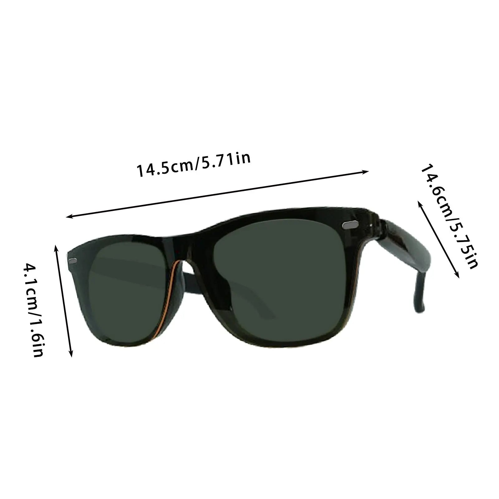 E13 Smart Glasses | Surround Stereo Hi-Fi Sound, Voice Call Answer, Music Playback, Fast Bluetooth Pairing, Large Capacity Battery & Long Battery Life, Suitable for Home, Work, Commute, Travel & Outdoor Sports
