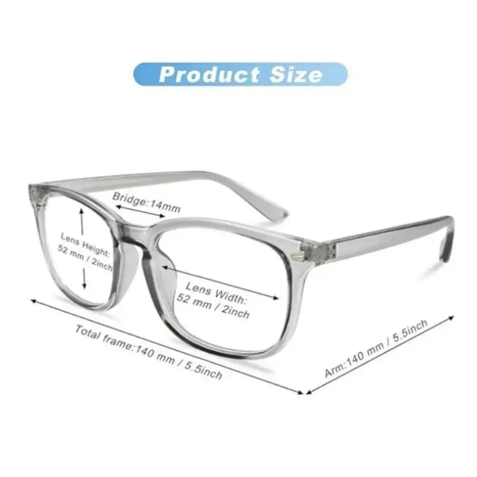 2026 Blue Light Blocking Glasses with 99% Protection for Computer Use and Gaming | Anti-Eyestrain and UV Protection | Anti-Glare Glasses for Office and Streaming