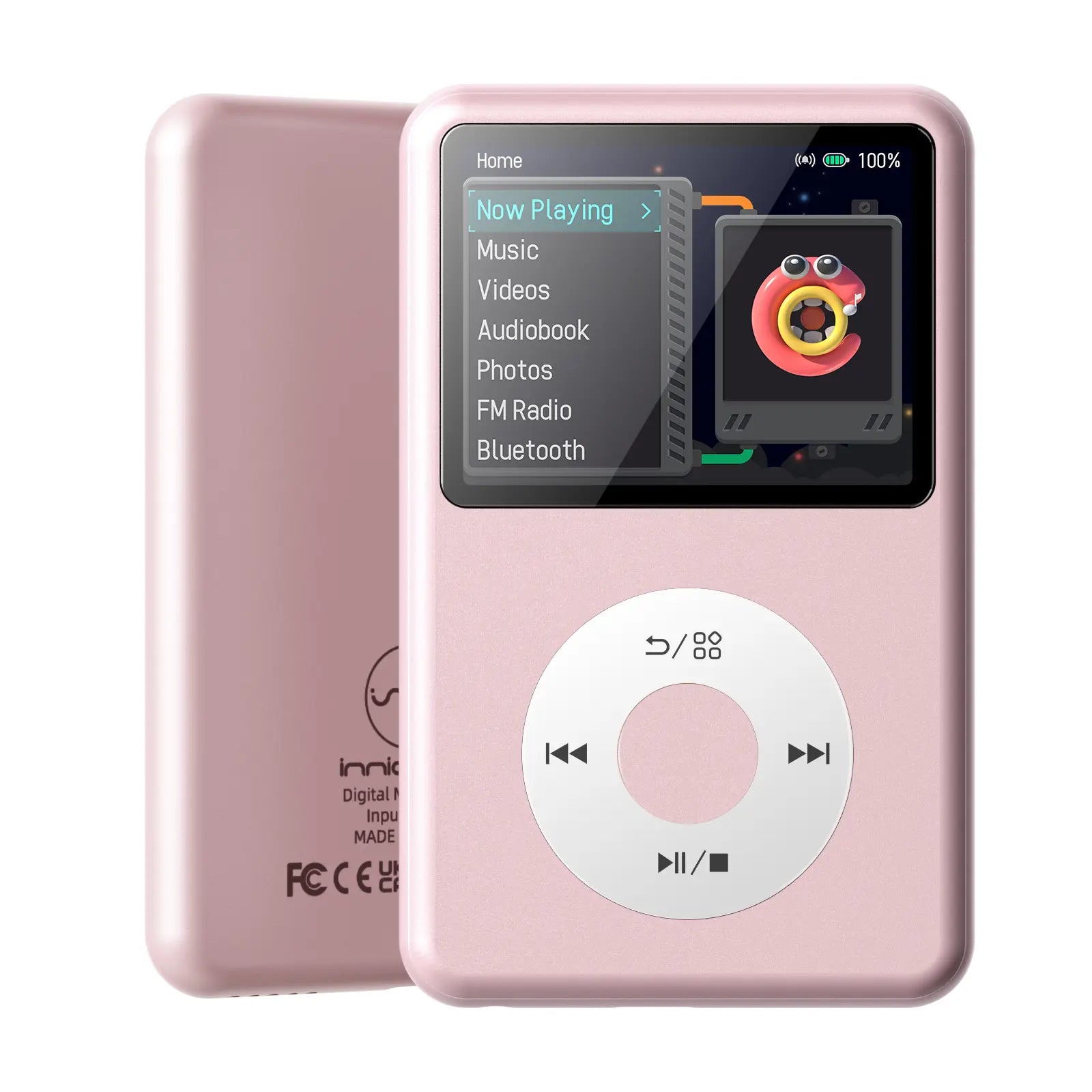 Innioasis Y1 Retro MP3 Player with Bluetooth, Back to the 2000S Digital Music & Video Player, 2.4" Display, Hifi Sound, Portable Music Player for Everyday Listening