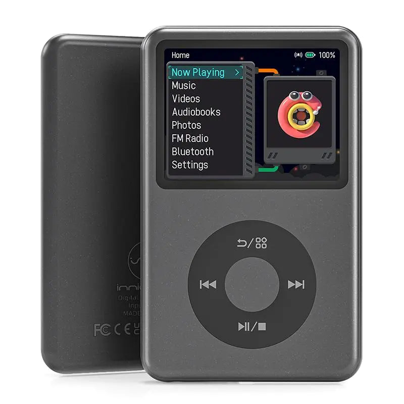 Innioasis Y1 Retro MP3 Player with Bluetooth, Back to the 2000S Digital Music & Video Player, 2.4" Display, Hifi Sound, Portable Music Player for Everyday Listening