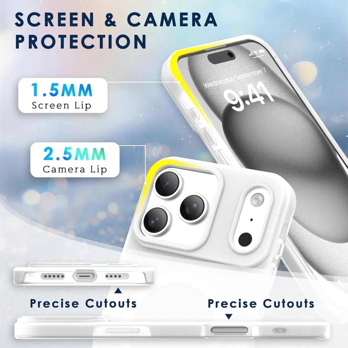 Iphone 17 Pro Max Air 16 Pro 15 14 plus 13 12 11 Pro Magnetic Defender 2 in 1 Dual Layer Jelly Soft Matte Clear Silicone + Candy Color-Blocking PC Hybrid Magsafe Wireless Charging Case Frosted Shockproof Bumper Luxury Back Cover