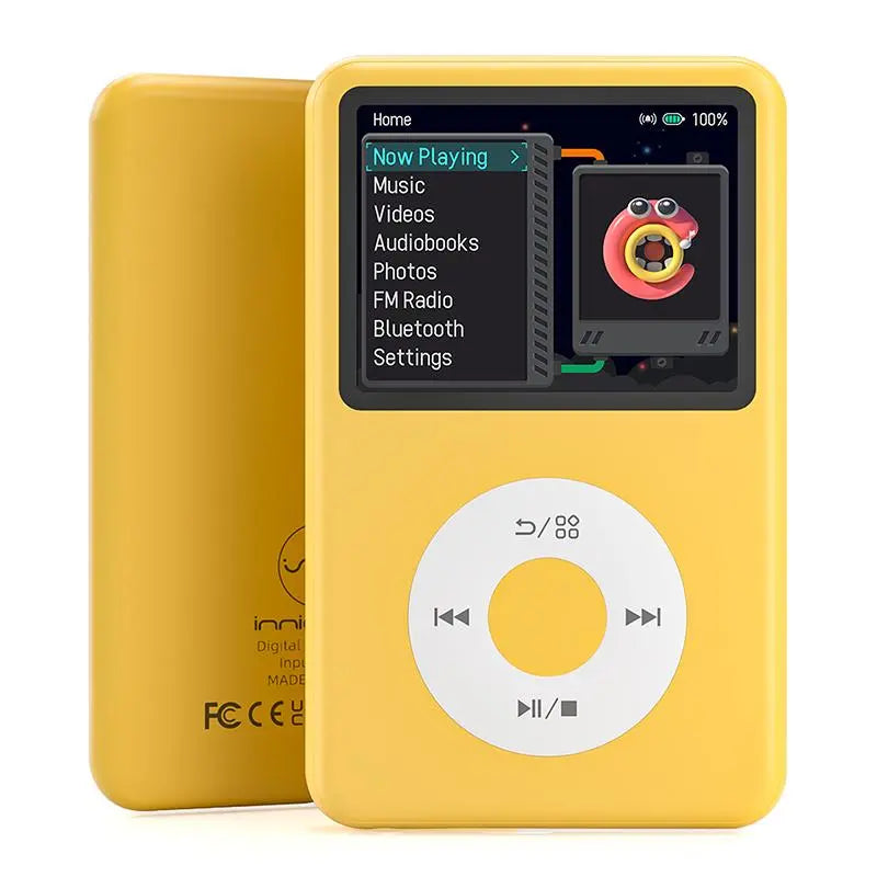 Innioasis Y1 Retro MP3 Player with Bluetooth, Back to the 2000S Digital Music & Video Player, 2.4" Display, Hifi Sound, Portable Music Player for Everyday Listening