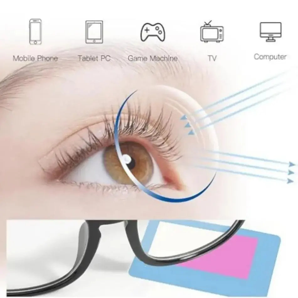 2026 Blue Light Blocking Glasses with 99% Protection for Computer Use and Gaming | Anti-Eyestrain and UV Protection | Anti-Glare Glasses for Office and Streaming