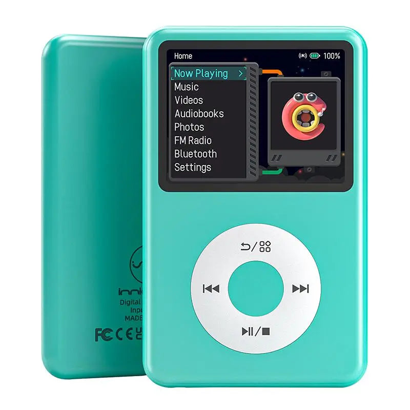 Innioasis Y1 Retro MP3 Player with Bluetooth, Back to the 2000S Digital Music & Video Player, 2.4" Display, Hifi Sound, Portable Music Player for Everyday Listening