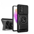 Rotating Ring Phone Case, Compatible with Samsung 26/25/24/23/22/21 Ultra, High-End Design, Practical Stand Case, TPU+PC Armor Shell, with Camera Protector, Unisex, Military-Grade Protective Case